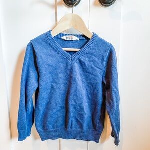2-4y H&M Blue V-Neck Sweater